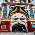 AUS VIC Melbourne 2017DEC28 LunaPark 001  I spent the best part of the afternoon out at  " St Kilda " , near the famous  " Luna Park "  that was first opend in 1912. : - DATE, - PLACES, - TRIPS, 10's, 2017, 2017 - More Miles Than Santa, Australia, Day, December, Luna Park, Melbourne, Month, Thursday, VIC, Year